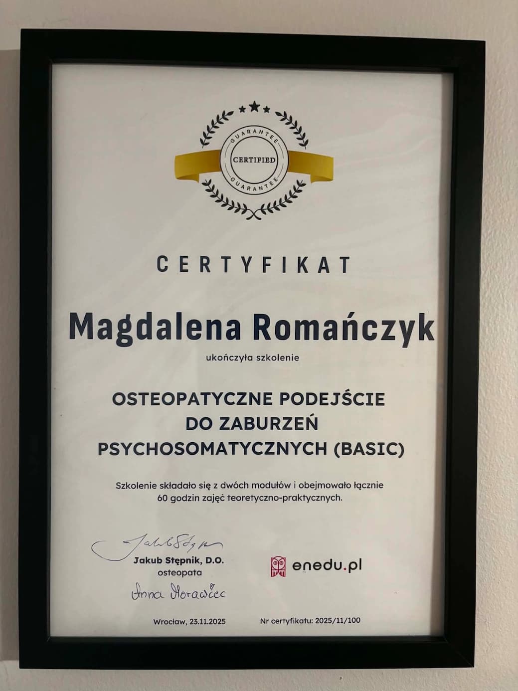 Magdalena Romanczyk Qualification 5