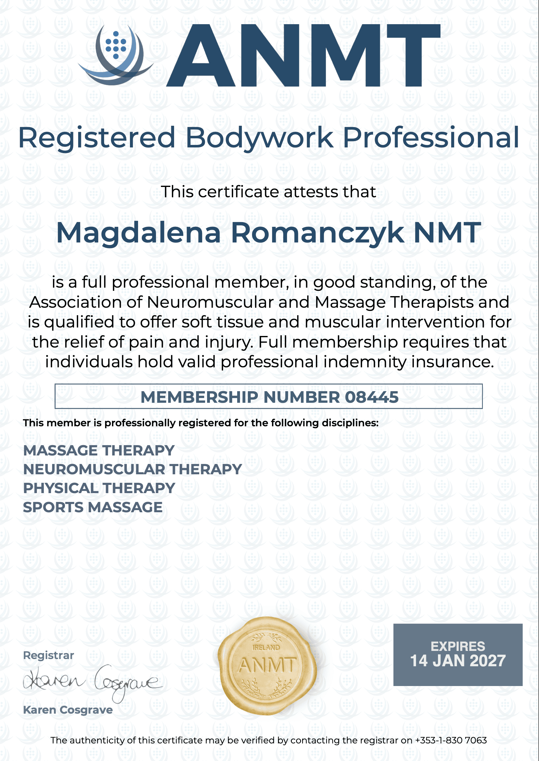 Magdalena Romanczyk Qualification 10