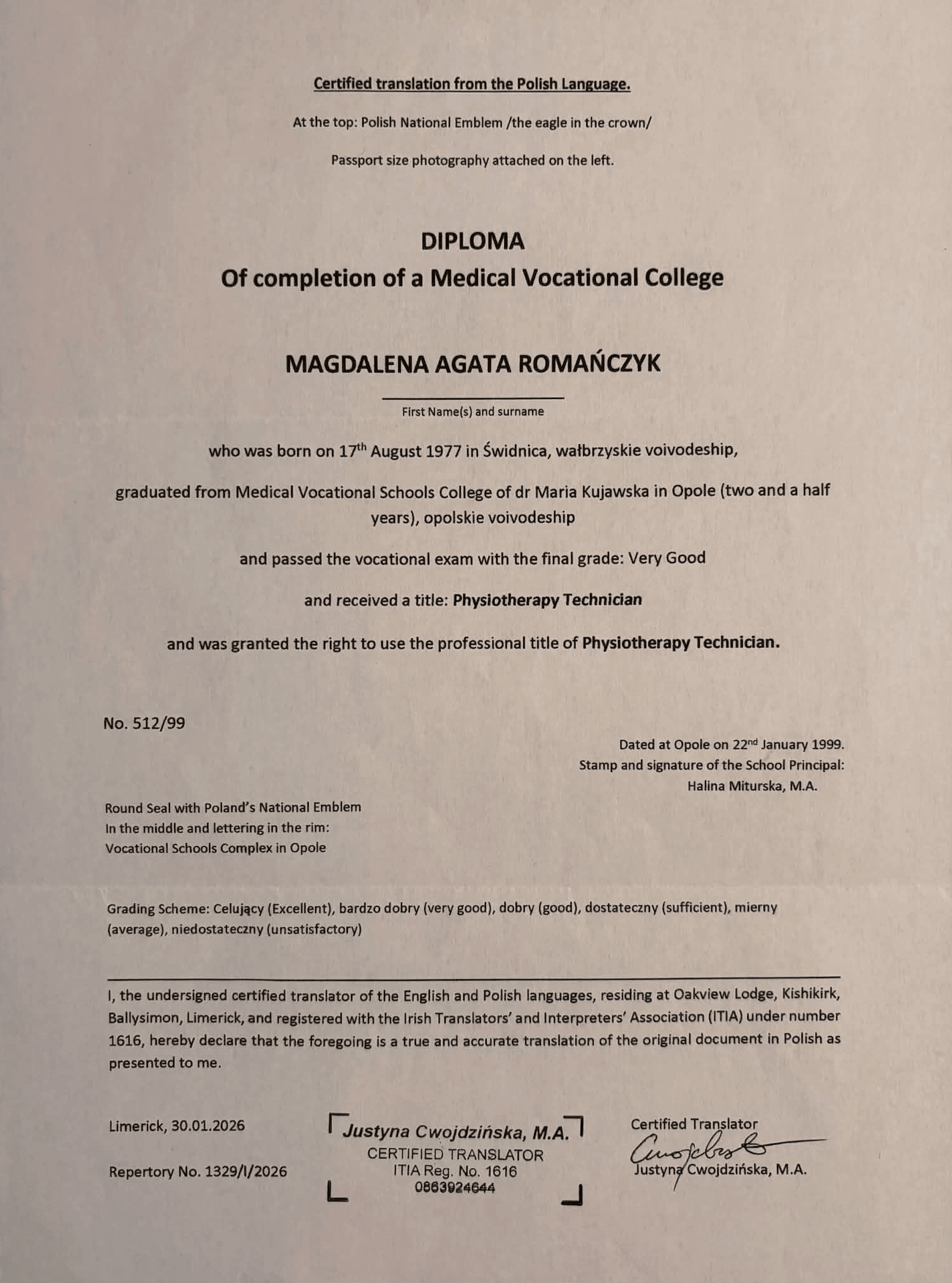 Magdalena Romanczyk Qualification 2