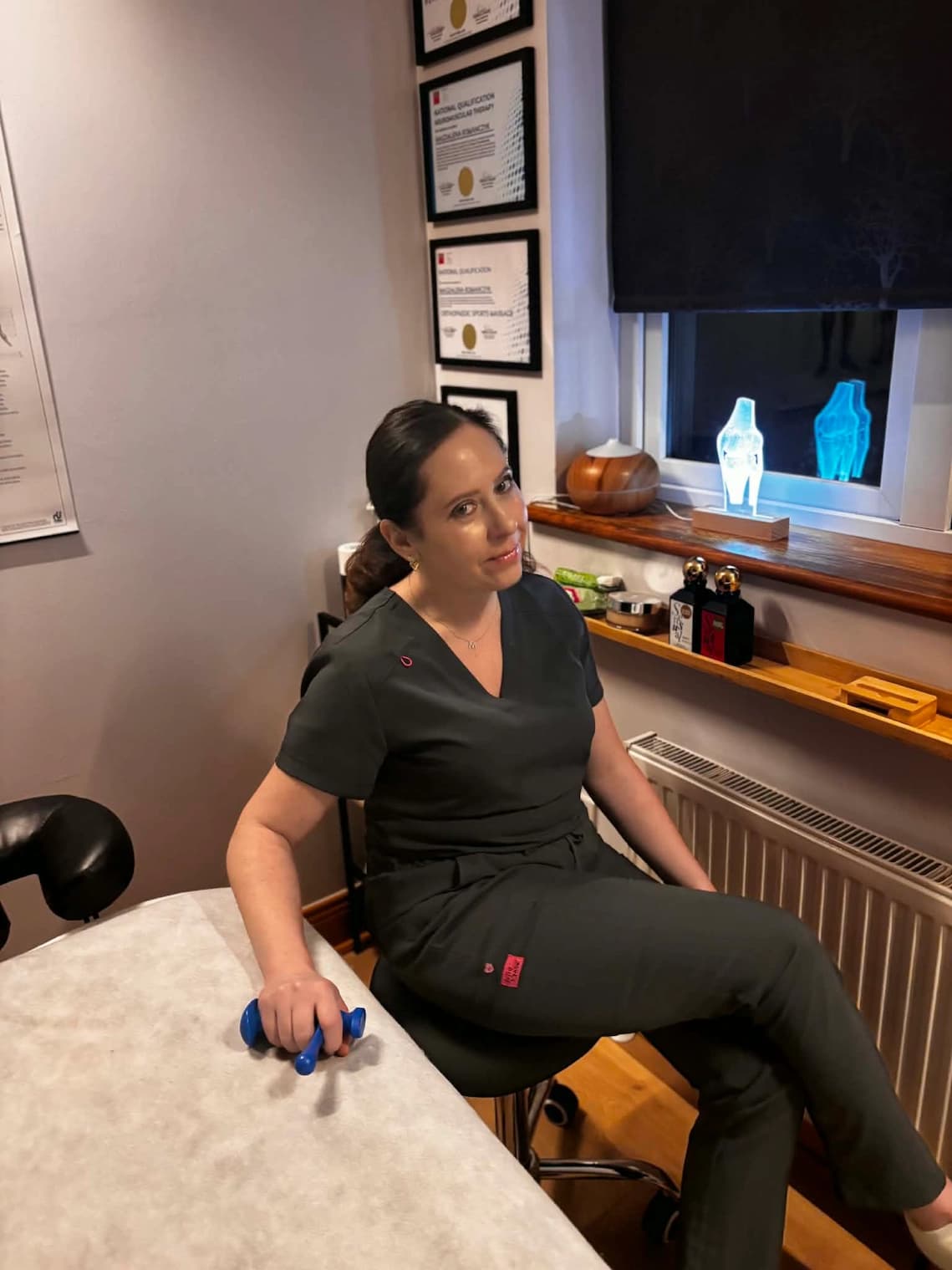 Magdalena in her Clinic